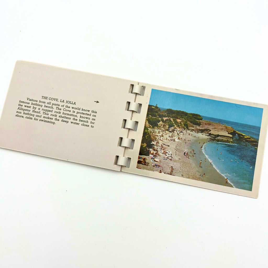 Vintage San Diego Souvenir Mini Photo Postcard Booklet by Western Publishing & Novelty Co