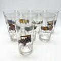 Vintage Avon Antique Car Highball Glasses | Classic Automotive Barware
