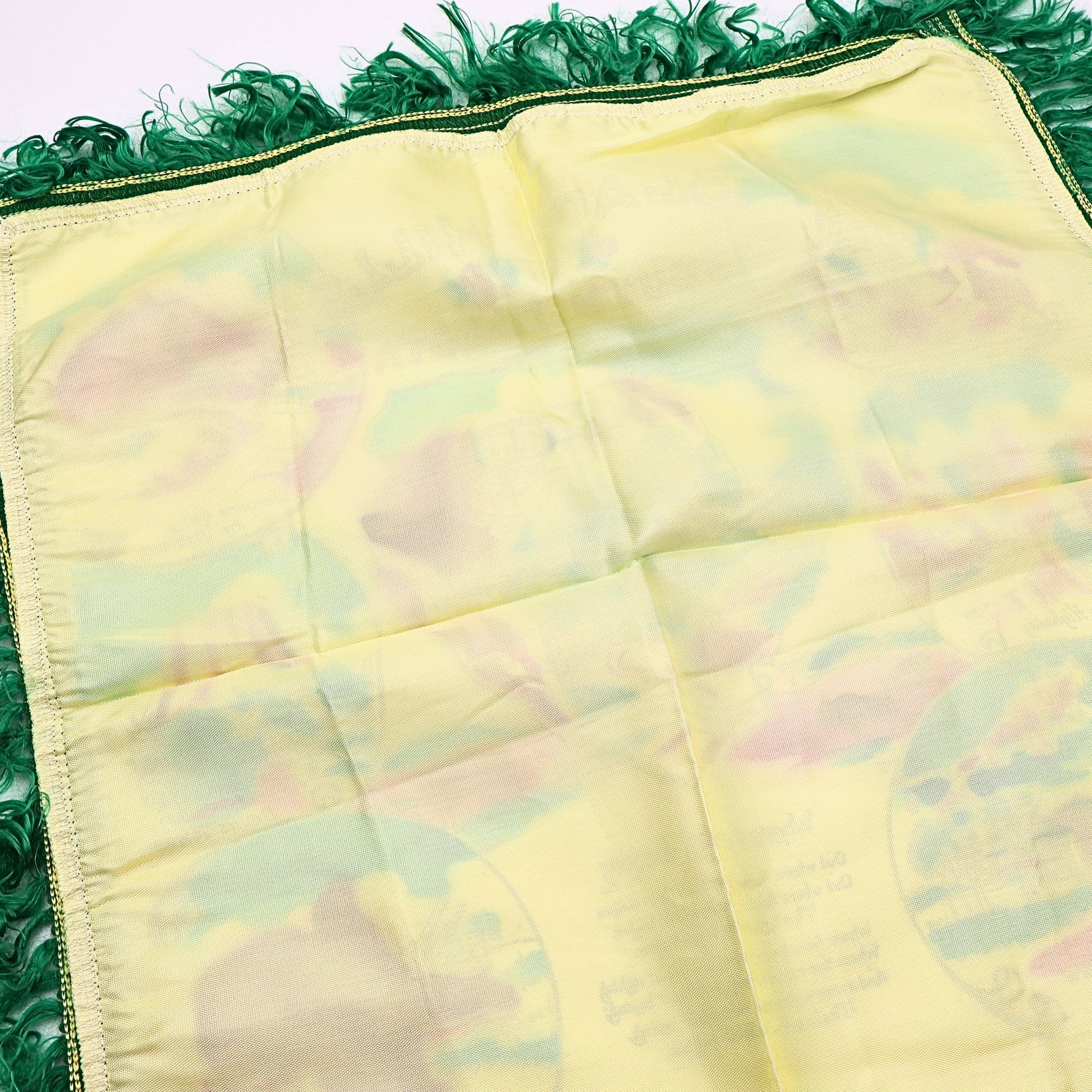 Back of vintage Black Hills souvenir pillowcase cover