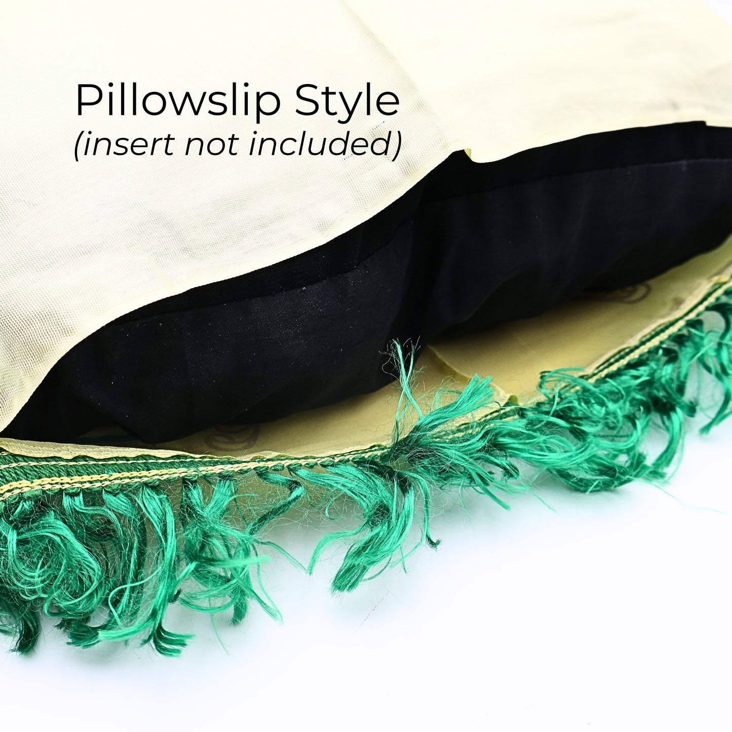 Opening detail on vintage South Dakota pillowcase cover