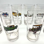 Vintage Avon Antique Car Highball Glasses | Classic Automotive Barware