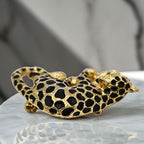 Top of Park Lane leopard brooch with signed Park Lane pin closure