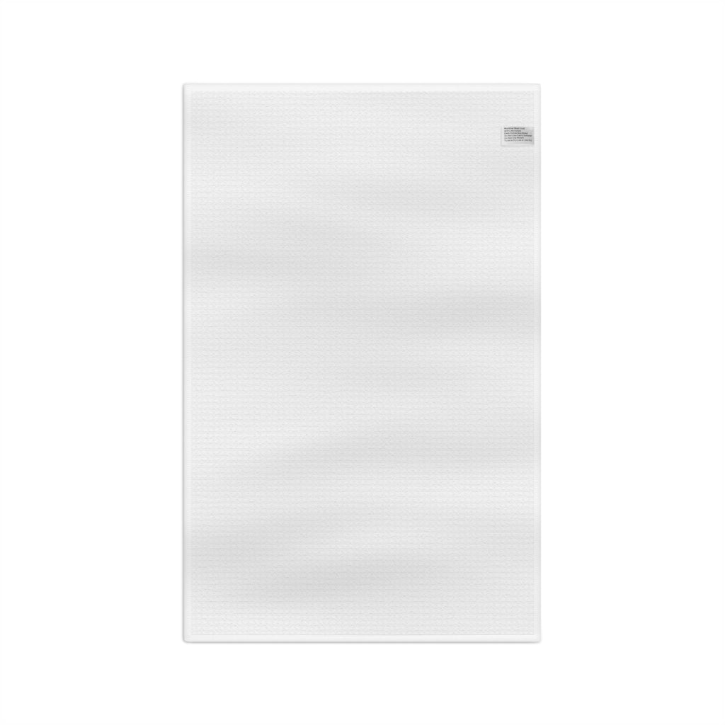 Full back view of the White House Cafeteria microfiber kitchen tea towel