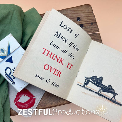 Interior page of 1944 WWII War Department venereal disease pamphlet